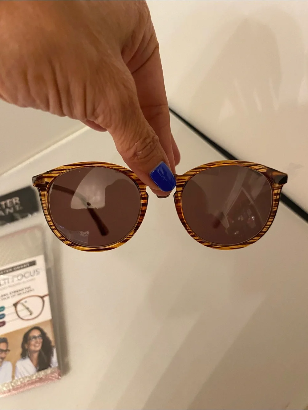 Foster Grant Multi Focus Advanced, Brown Frame +2.25,new without tags